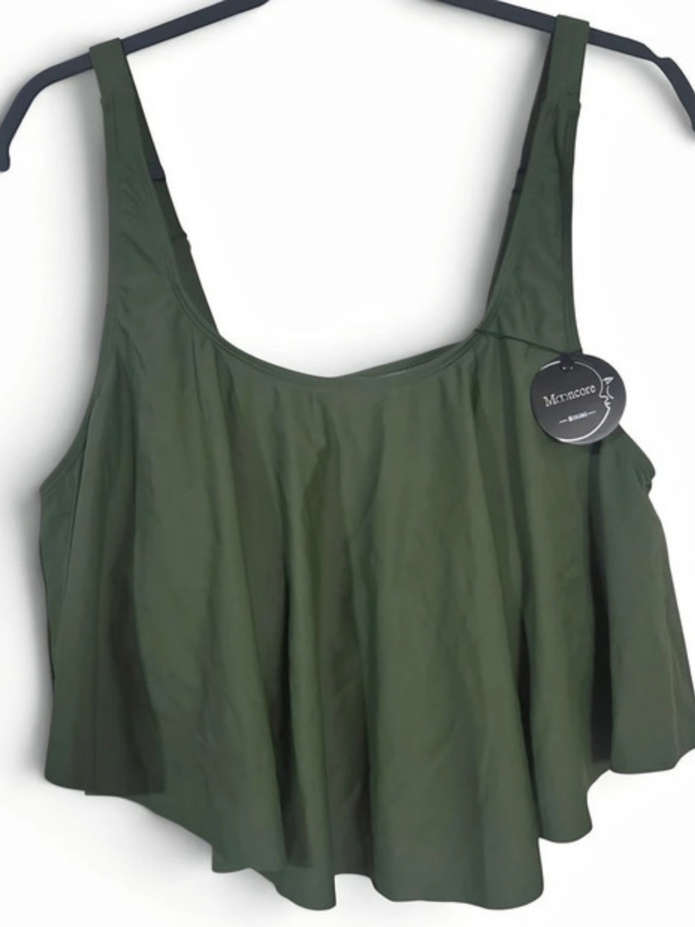 Mooncore Green Flounce Bikini Top 2XL NWT